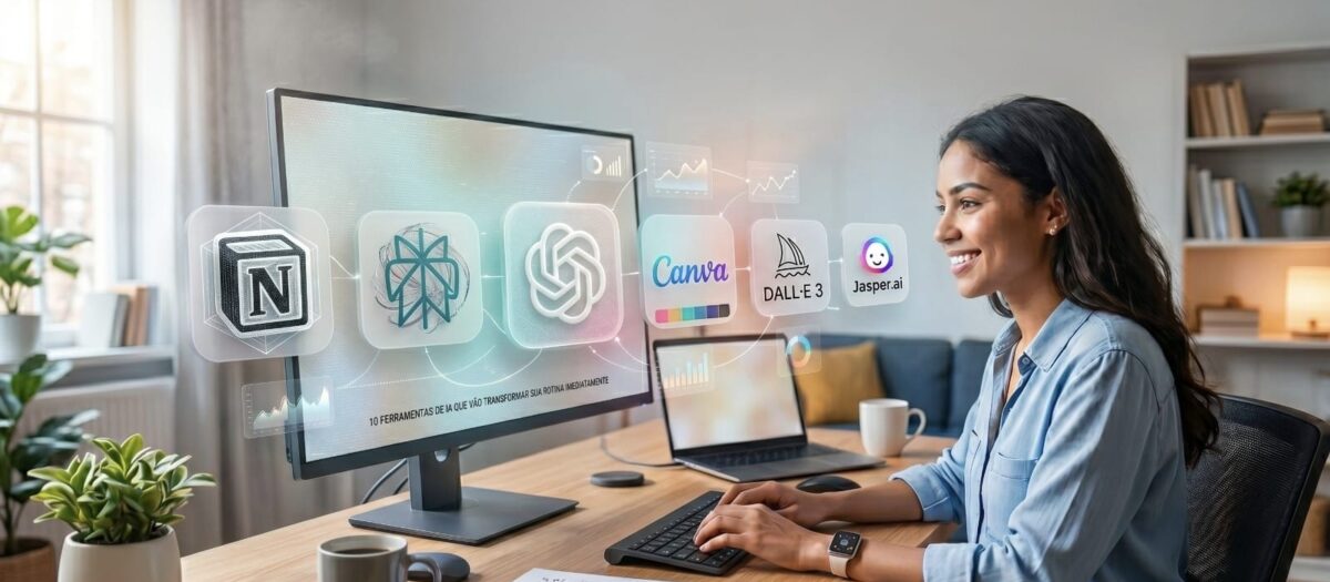 Ferramentas de IA 2026: Top 10 para Aumentar sua Produtividade