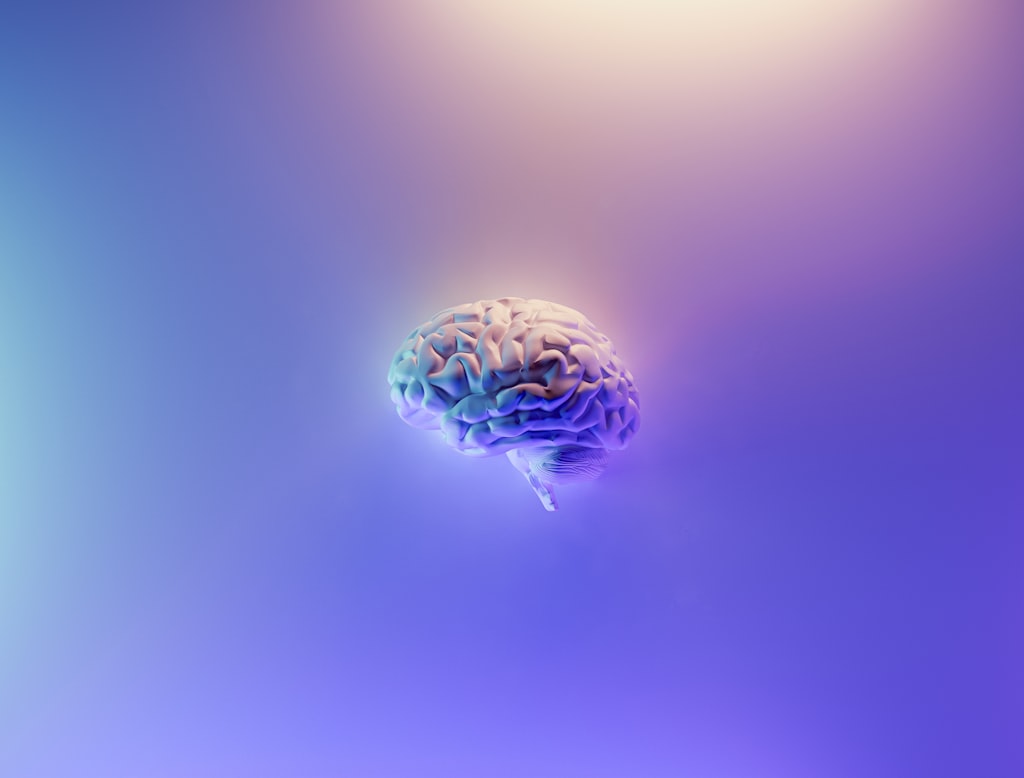 Neuralink em 2026: como está o implante cerebral de Elon Musk renderização digital de cérebro humano representando interface cérebro-computador da Neuralink
