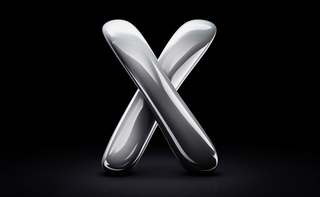 xAI agora é SpaceXAI Letra X em metal representando a marca X e o rebranding da xAI para SpaceXAI